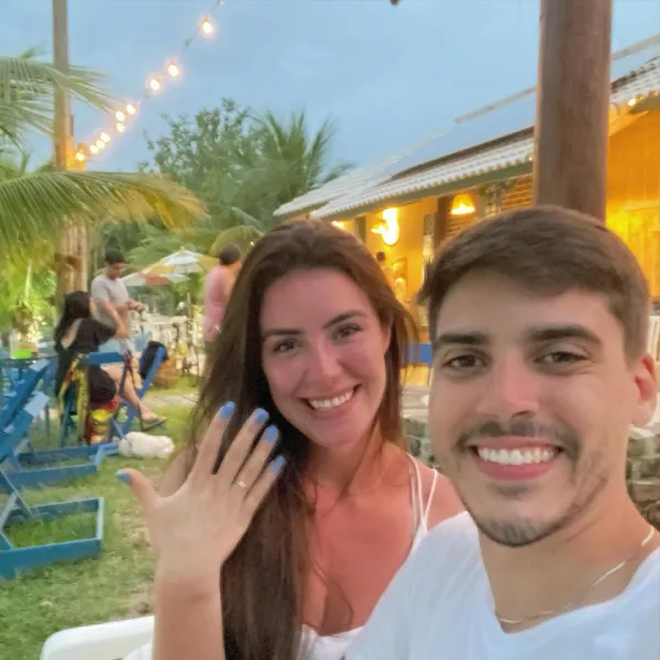 Leticia e Lucas em Paraty